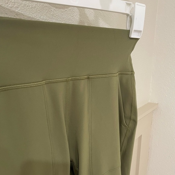 Lululemon Align Leggings High Rise Women’s Jogger Cropped Green Yoga Pants - Picture 11 of 16
